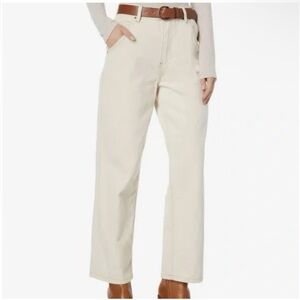 Blank NYC Straight Leg Cream Denim Jeans NWT Size 26